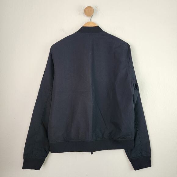 NWT Everlane Uniform Black Full Zipper The Bomber Water Resistant Jacket Black - Picture 11 of 11